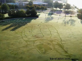 チャタヌーガの街を散策しながら出会う露アート