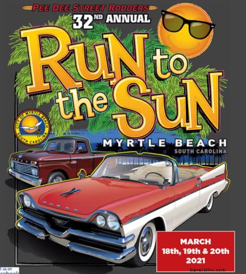 マートルビーチで開催される「Run to the Sun」カーレース、32回目を歓迎