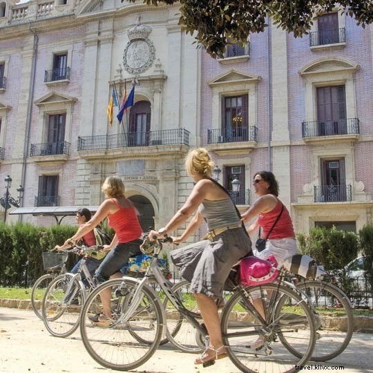 スペインでサイクリング