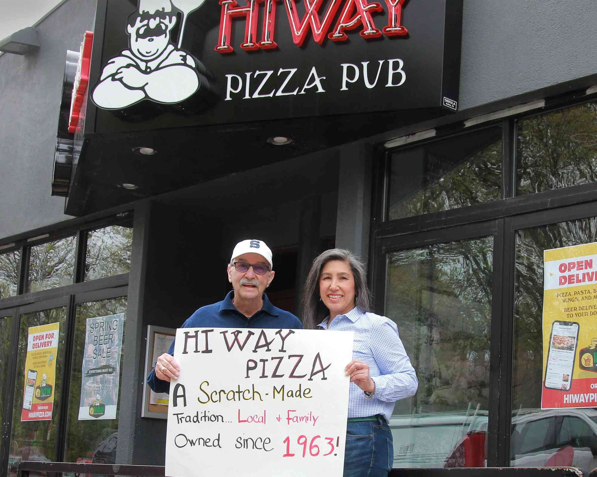 ステートカレッジの老舗 HiWay Pizza、テクノロジーで配達とサービスを進化