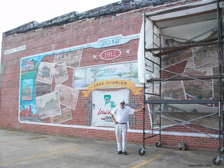 レイクチャールズの壁画巡り：必見13作品