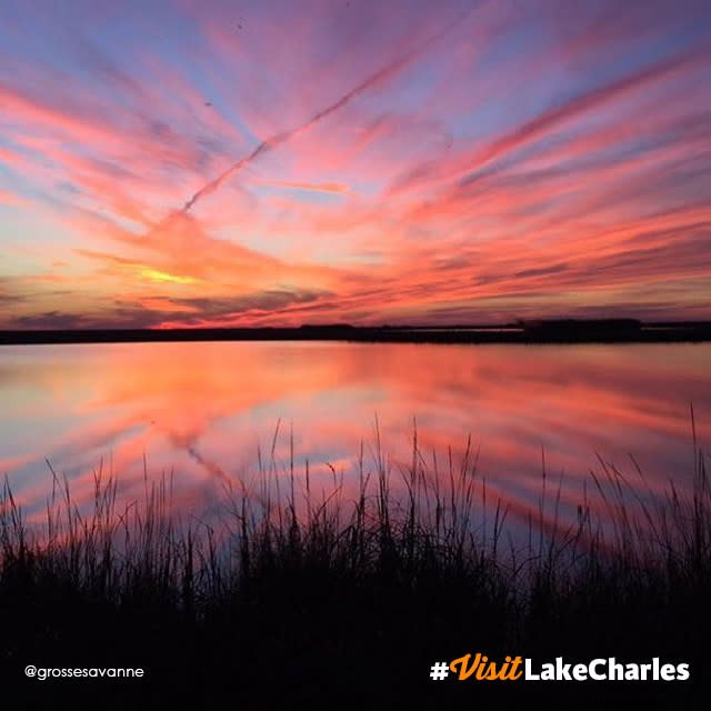 グロスサバンヌ・サンセット:#VisitLakeCharles 今月の写真