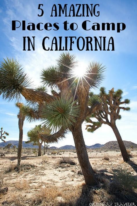カリフォルニアで最高のキャンプスポットと必携旅行ヒント