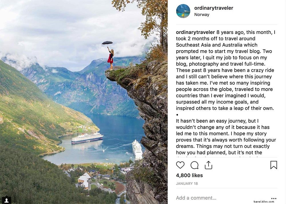Instagramと現実：最高の旅行写真の裏側