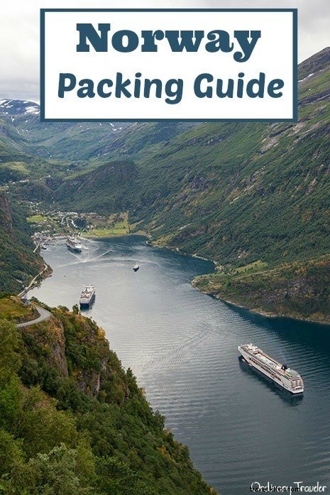 ノルウェー旅行の必需品パッキングガイド