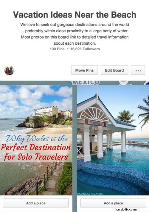 Pinterestで次の旅行を計画する方法