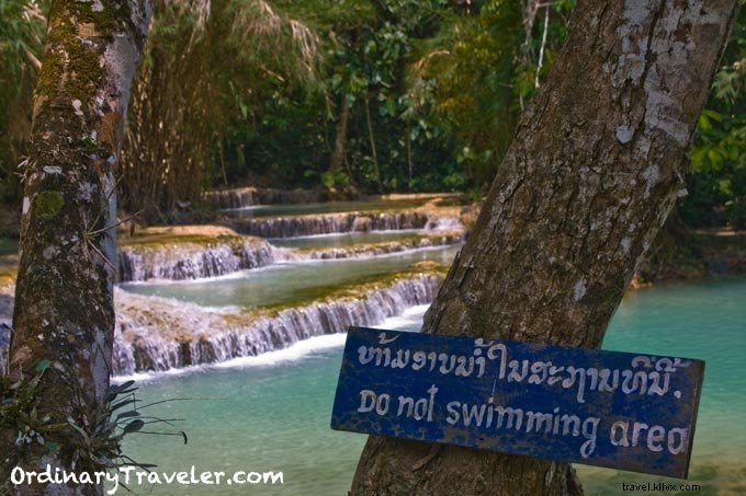 ラオス・クアンシー滝の旅行ヒントと写真