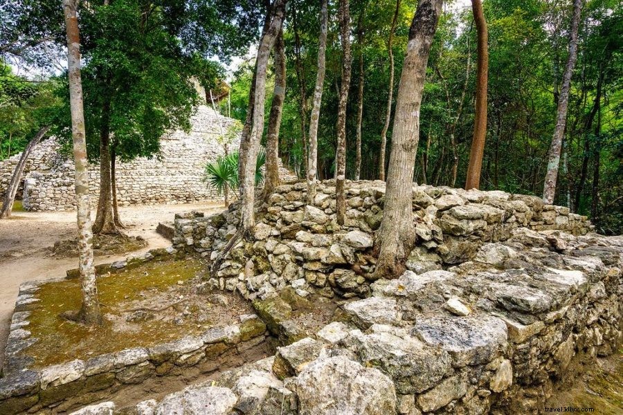 インディ・ジョーンズ気分でコバの古代マヤ遺跡へ登る