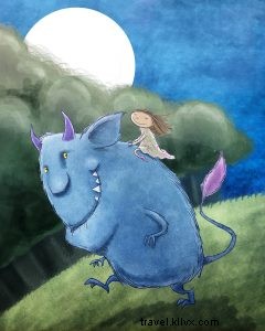 プリンセス、道路のヤマアラシとヒキガエル