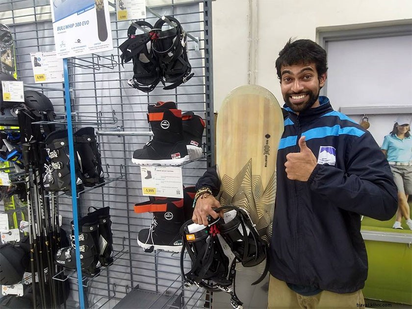 インドでスノーボードを購入し、30歳未満でプロになる方法