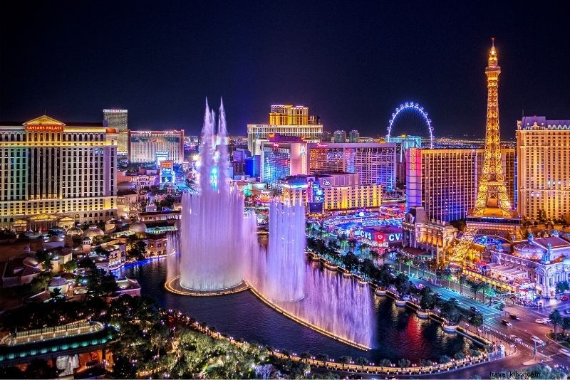 ラスベガスでカップルが楽しむ55のロマンチックな体験