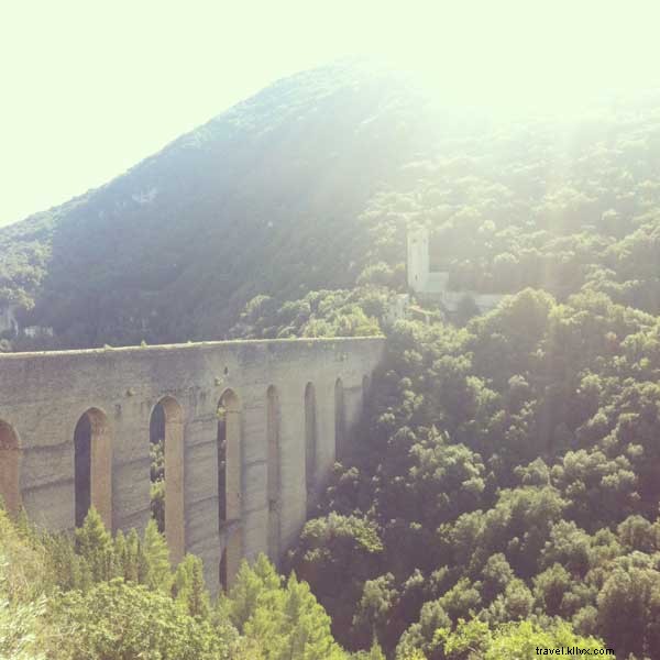 無料!イタリア・スポレートでの絶景体験