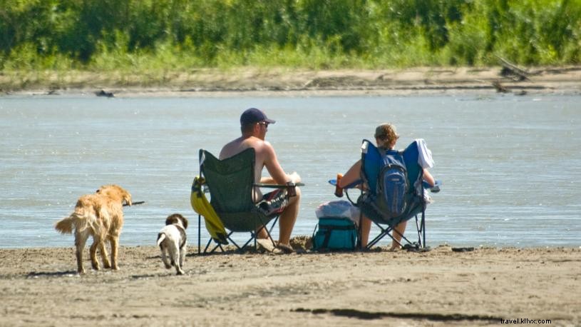 ネブラスカでサーフィン体験：砂と太陽