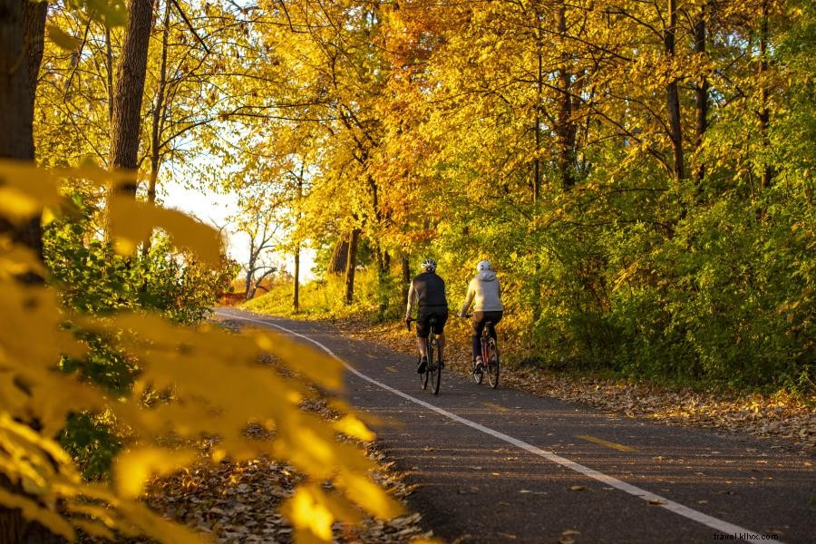 ミネソタのアップル園を自転車で巡る旅
