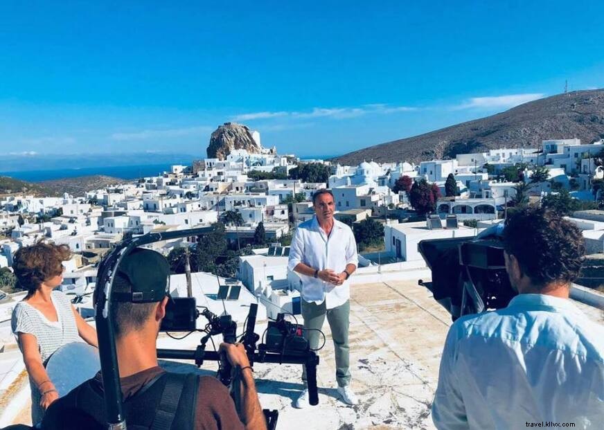 Authentic Big Blueが支援するアモルゴス島でのNikos AliagasとTF1特集