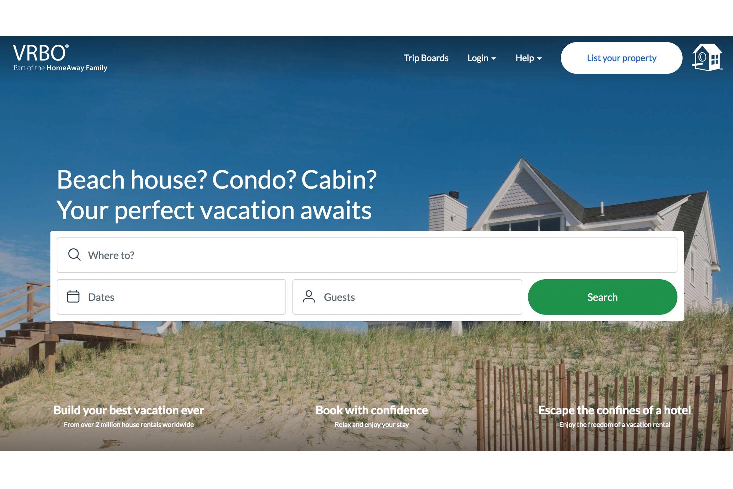 Airbnb、VRBO、HomeAway の特徴と選び方